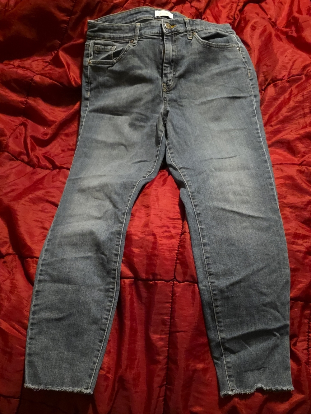 Jessica Simpson High Rise Skinny Ankle Jeans